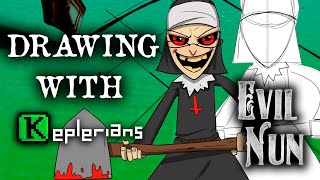 Learn How To Draw Evil Nun True Artist Techniques Drawing With Keplerians