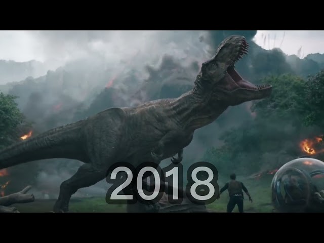 JURASSIC PARK EVOLUTION 1993 TO 2023 BAD ROMANCE CRAZY DINOSAUR KING OF DINO class=