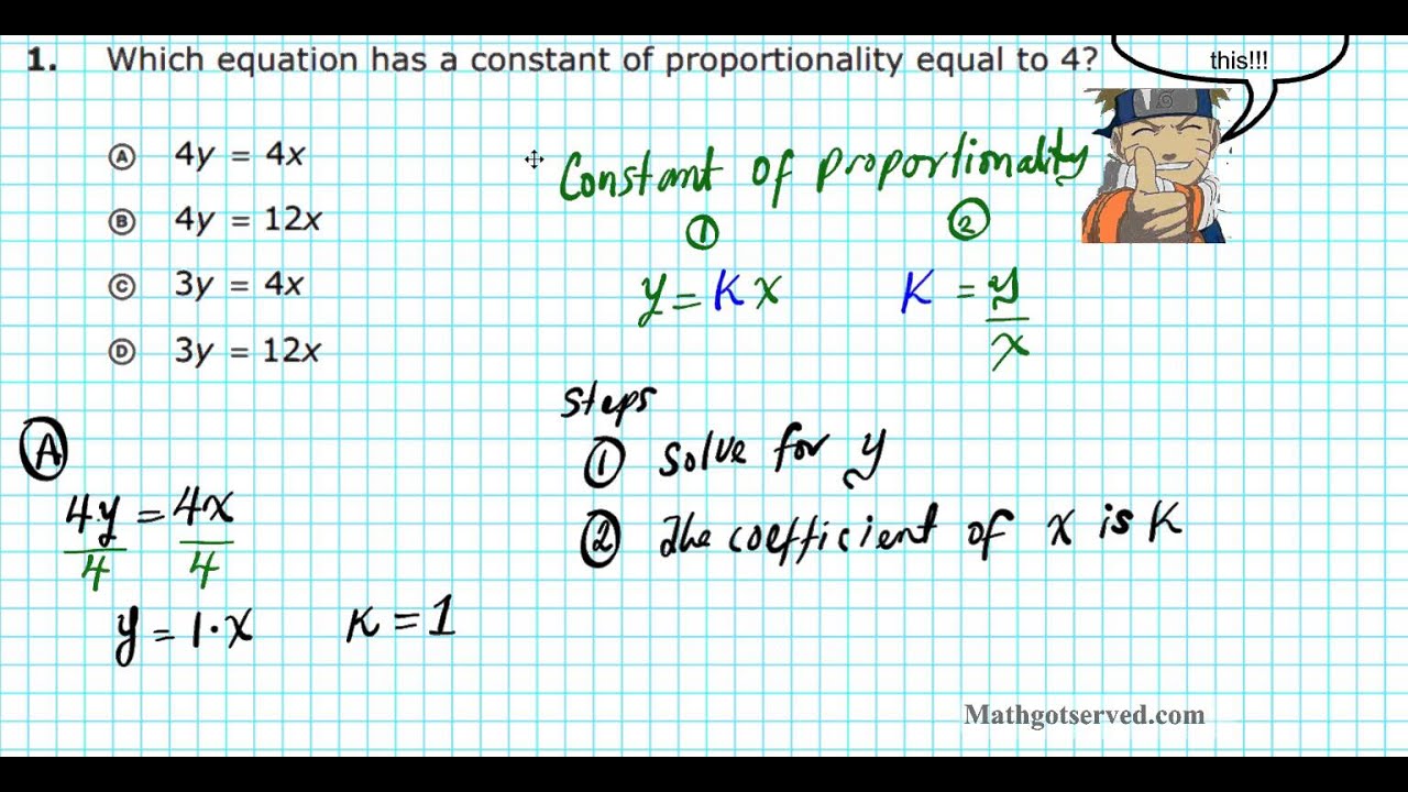 How To Find Constant Rate Of Change 7th Grade