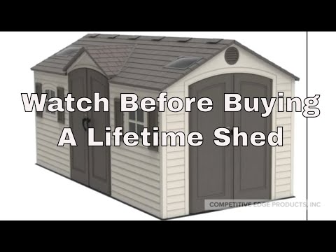 How To Anchor A Lifetime Shed To Concrete