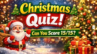 Christmas Quiz 2025 🎄 | Test Your Knowledge on Christmas #quizplatter #christmas2025
