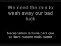 U2 - ELECTRICAL STORM (Inglés - Español)