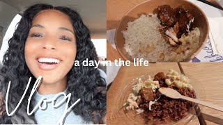 A day in the life | Ghana-Jamaican food?! | ROCHELLE VLOGS