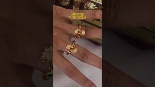 1 Gram Gold Adjustable Finger Ring 💍 | Lowest Price 😱 | Best Daily Wear Jewelry | #shorts #trending