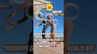 Akhanye & Peanuts Really Ate Fast Fast But Still Full Of Love This One Felt Too Good