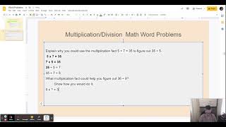 Word Problems - Google Slides