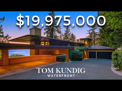 Inside Tom Kundig Designed Waterfront Estate | Bellevue, WA | Luxury Tours