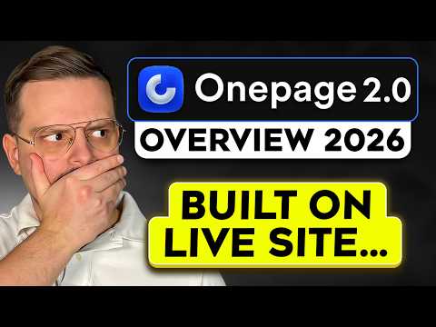 Onepage AI 2.0 Overview (2026) I Built a Campaign Section Right Inside a Live Website