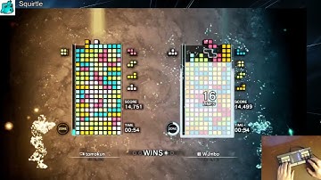 Tetris Effect on Switch! Zone Battle - Wumbo vs tomokun