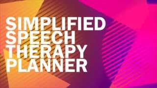 Simplified Speech Therapy Planner
