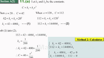 HKDSE Practice Maths Core Paper 1 Q11: Variation、Partial Variation、Simultaneous Equations