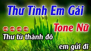 Karaoke Thư Tình Em Gái Karaoke Tone Nữ Beat Hay Nhất 2026 Karaoke Mê Nhạc Sống