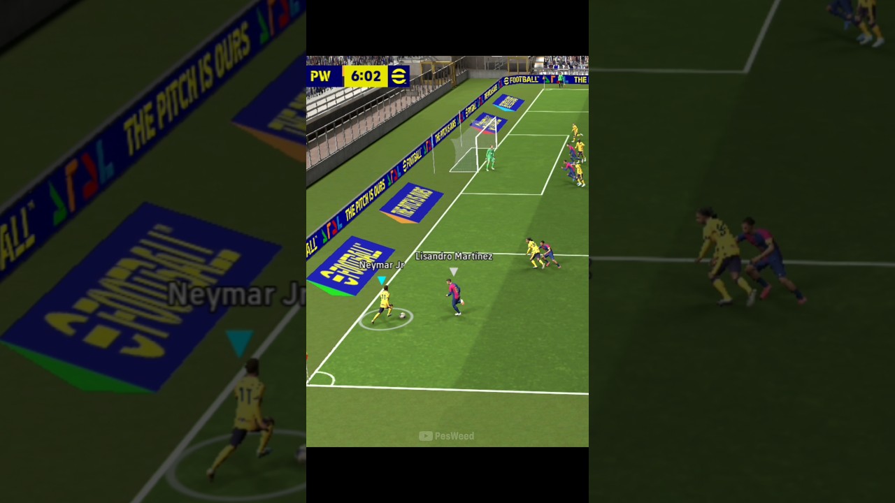 Neymar fails to dribble but just wait..🥵☠️ #efootball2025 #efootball #pes #efootballmobile #shorts