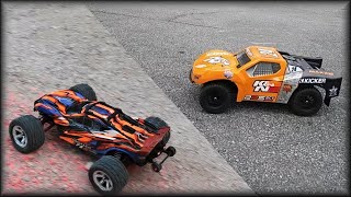 RC auta ŠPINDL. Traxxas Rustler 1:10 4WD + Losi 22S SCT 1:10  Kicker