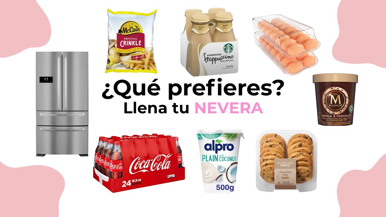 Crea La NEVERA De Tus SUEÑOS | ¿Qué prefieres? | THIS or THAT  🍫🍪🥗