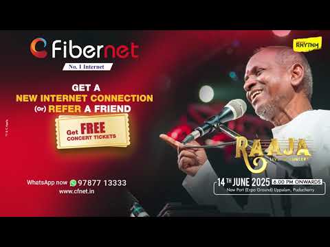Get FREE IlayaRaaja Concert Tickets with C Fibernet | Limited Time Offer! #ilayaraja #shorts - video from C Fibernet