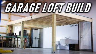 Building a Large Mezzanine Loft By Myself  FULL BUILD