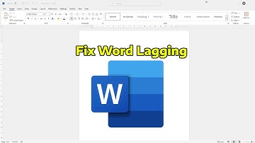 How To Fix Microsoft Word Lagging (Fix All Problems)