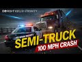 🚨 INTENSE Semi-Truck Chase ENDS IN CRASH! | Real Police Bodycam