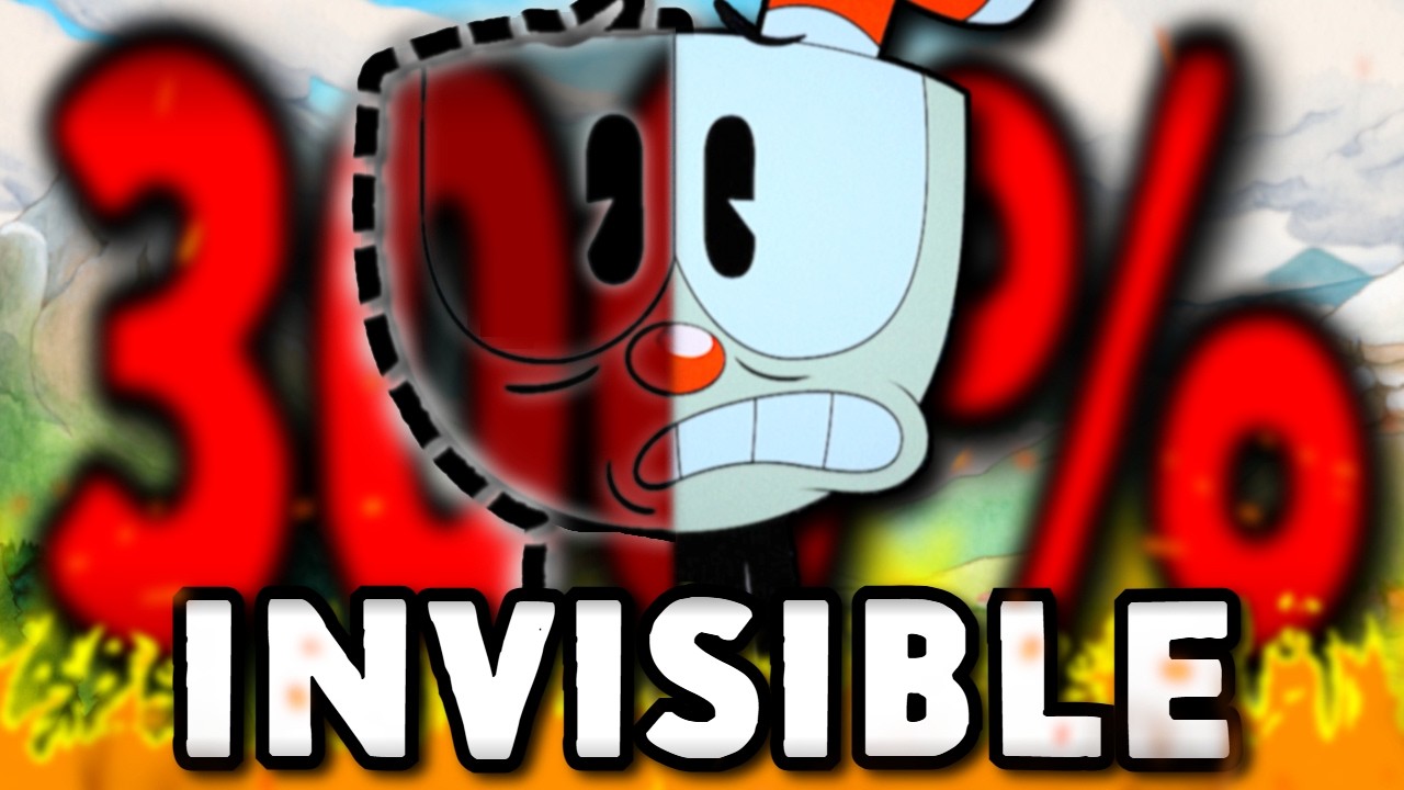 Can I 300% COMPLETE Cuphead But I’m INVISIBLE? (HITLESS)