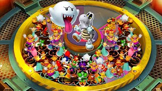 Super Mario Party - Team Color Battles - Boo&#39;s White Team vs Wario&#39;s Yellow Team (Master CPU)