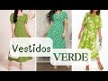 Looks com Lindos VESTIDOS Verde - Mulheres Elegantes / Vestidos Elegantes - Roupas Femininas 💖