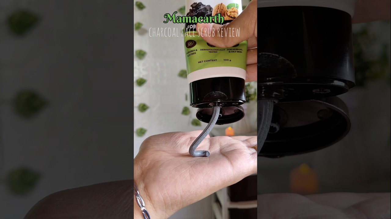 Mamaearth charcoal face scrub review