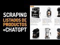 Scraping de listados de productos con ChatGPT