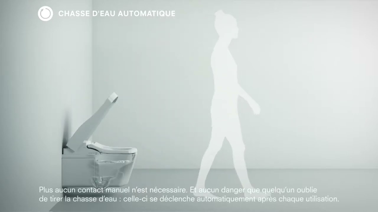 TOTO WASHLET™ : La liberté du rinçage automatique (Auto-Flush)