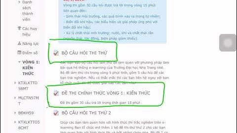 Video hướng dẫn đăng nhập và làm bài thi trên e-learning ĐHNT