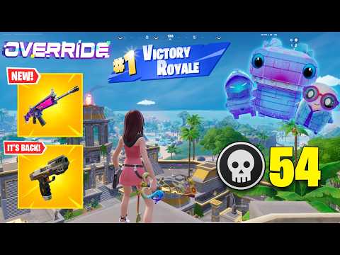 54 Kills Solo Vs Squads Zero Build Season 4 Gameplay Wins | High Kill Game (NEW EXOTIC)