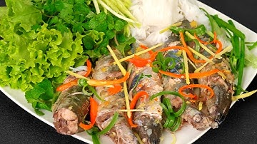Cách làm CÁ NỤC HẤP GỪNG HÀNH THƠM PHỨC, KHÔNG TANH và Nước Mắm Xoài  bất bại