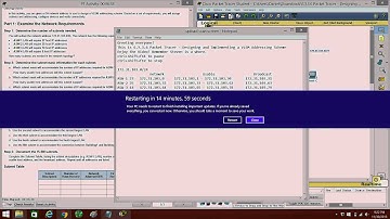 6 3 3 6 Packet Tracer   Designing and Implementing a VLSM Addressing Scheme