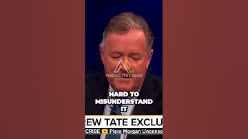 Piers Morgan on what has Andrew Tate said