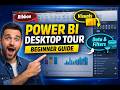 Power BI Desktop Full Tour for Beginners 🔥 Learn Interface in 10 Minutes