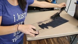Quick Tip #1:  Easy way to weed heat transfer vinyl
