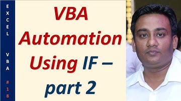 #18 How to Learn Excel VBA in Hindi |Excel VBA videos |VBA IF statement |Excel VBA tutorial VBA 100%