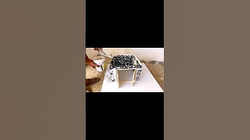 How to make an amazing mini house with black brick #home #amazing #mini #make #to #tiny #howto#brick