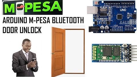 unlock your door automatically using (Mobile money / mpesa )