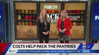 Indianapolis Colts helps Pack the Pantries