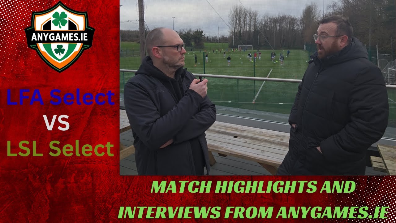 Leinster Football Association Select vs The Leinster Senior League Select coverage from AnyGames.ie