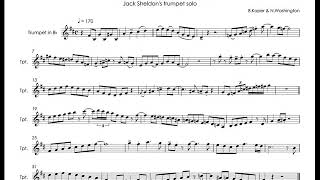 On Green Dolphin Street - Jack Sheldon - transcribed trumpet solo