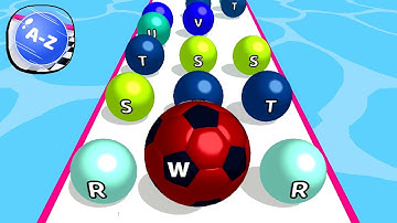 A-Z Run - All Levels Gameplay Android, iOS ( Level 643 - 653 )