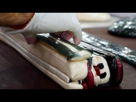 국내 최대 규모의 수제사탕공장! 놀라운 크리스마스 수제사탕 만들기! Making handmade candy of incredible quality-Korean street food