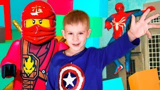 Самый Лучший День Рождения! Тимоше 5 Лет. Супер Праздник Lego! Видео Для Детей