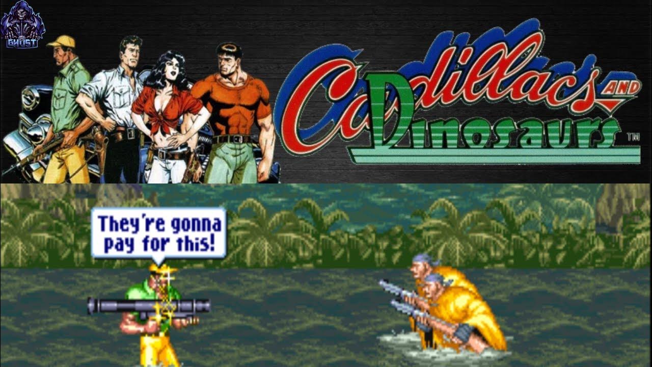 Cadillacs and Dinosaurs PlayThrough (MAME) (Arcade) [4K] YouTube
