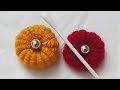 Hand embroidery using earbud # Easy Brazilian flower embroidery amazing trick # woolen flower sewing