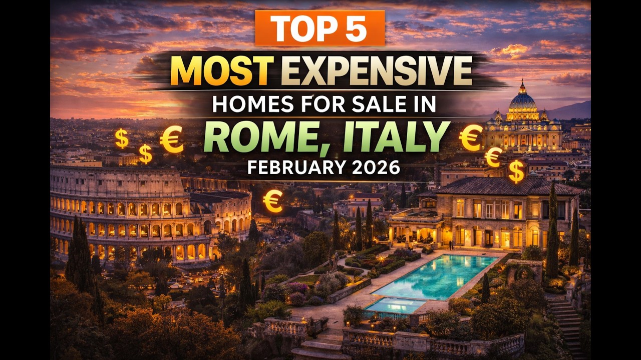Is Rome Expensive Top 5 Most Expensive Homes for Sale in Rome Italy - February 2026 - YouTube