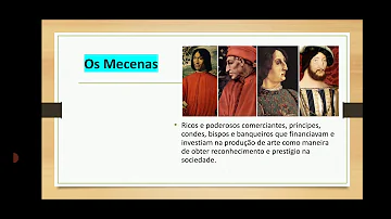 Quem eram os mecenas resposta?