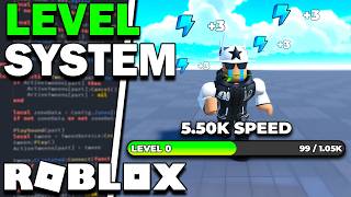 How to Make a Level System In Under 5 Minutes (Roblox Studio)